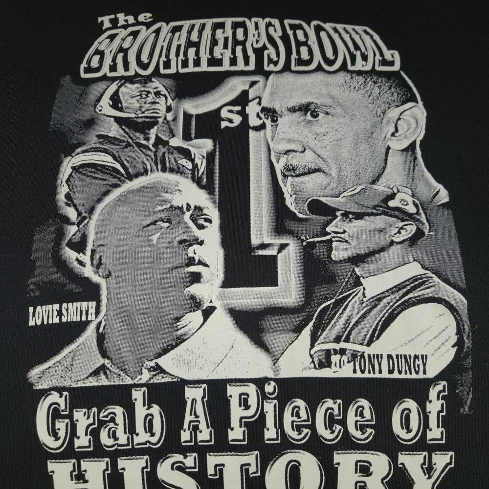Vintage 2007 Brother’s Bowl Lovie Smith Tony Dungy Tee 2XL Super Bowl XLI
